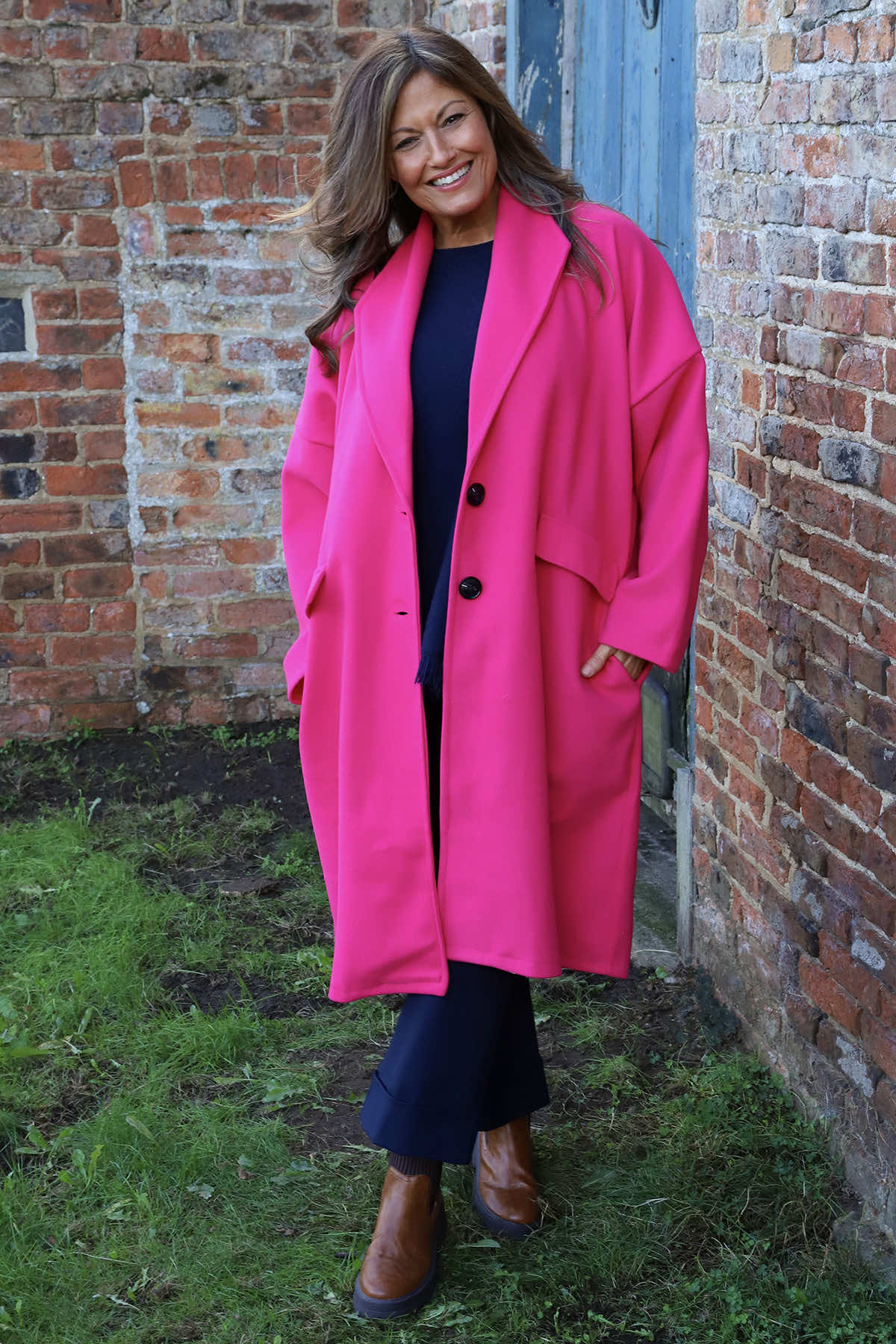 Helen Coat Fuchsia