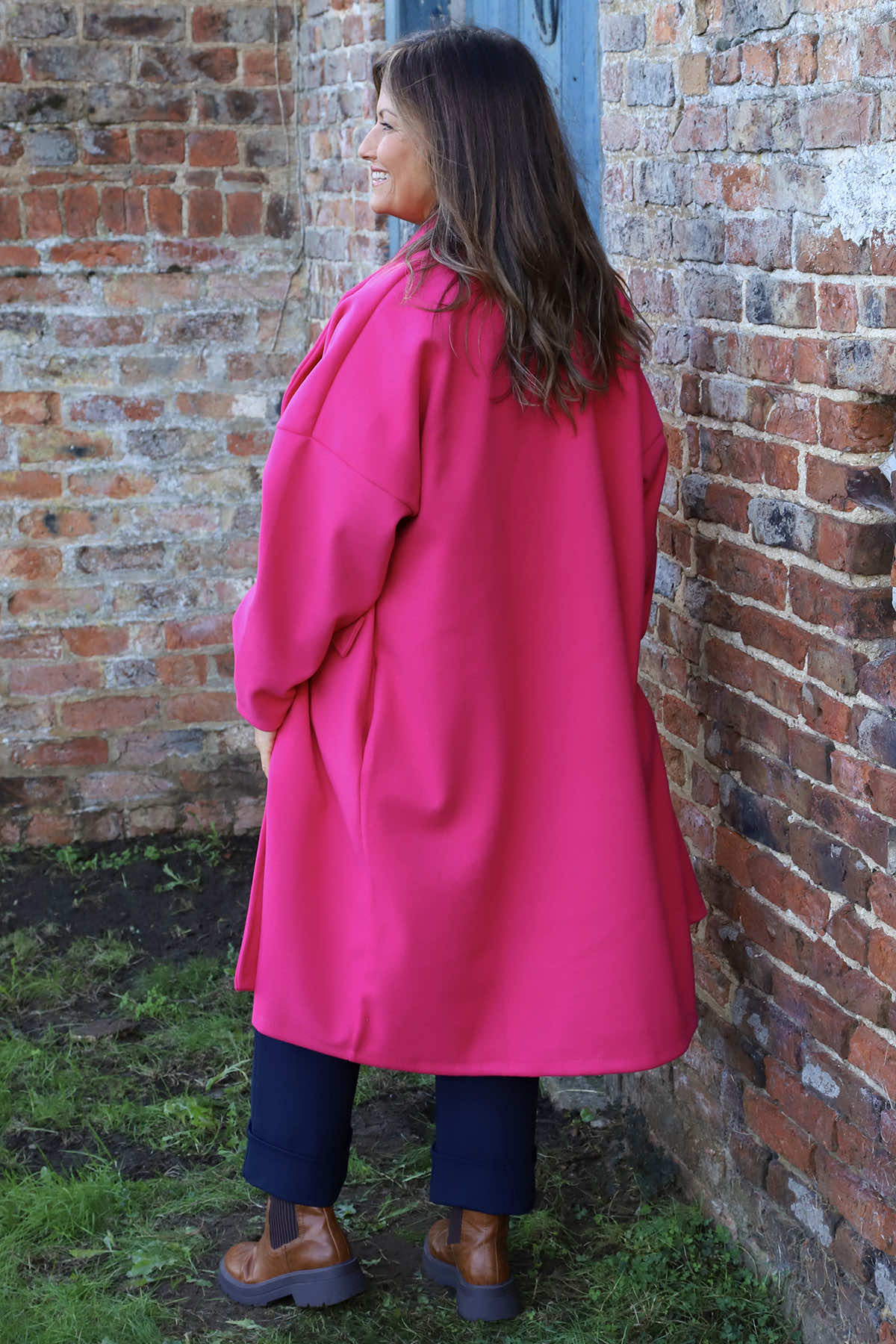 Helen Coat Fuchsia