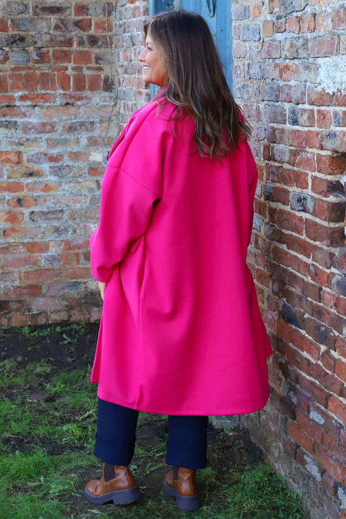 Helen Coat Fuchsia - Image 4