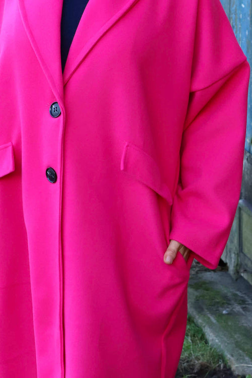 Helen Coat Fuchsia - Image 3