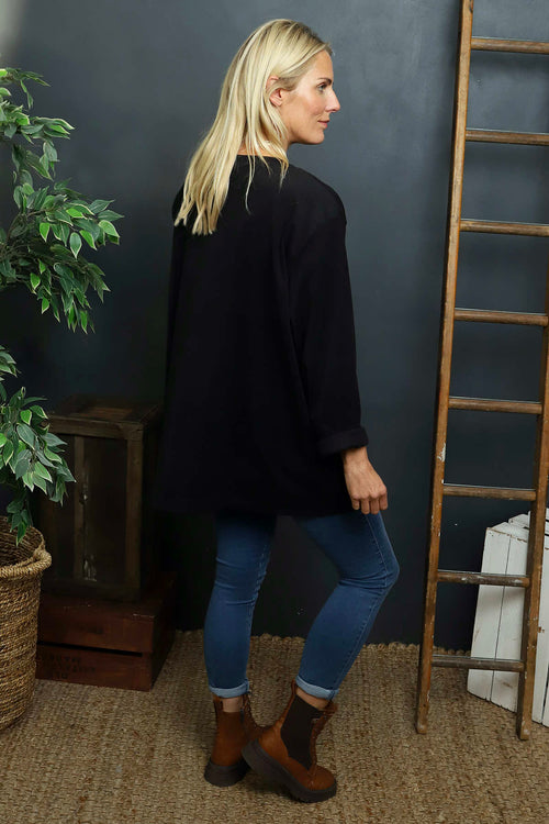 Alfreda Sweatshirt Black - Image 4