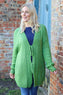 Brooklyn Tie Knitted Cardigan Green