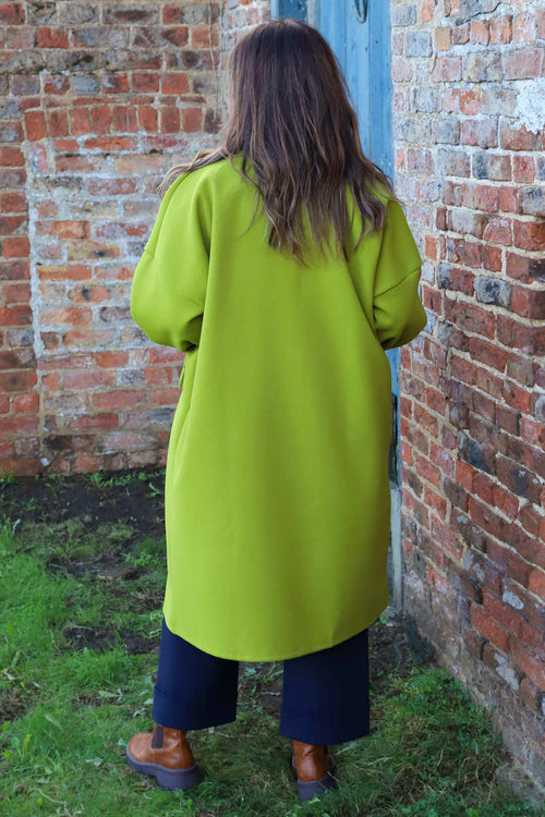 Helen Coat Olive - Image 4