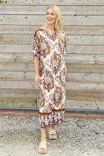 Harita Print Dress Cocoa Cocoa - Harita Print Dress Cocoa