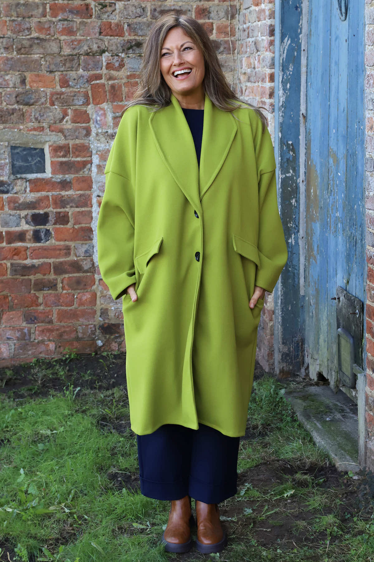 Helen Coat Olive