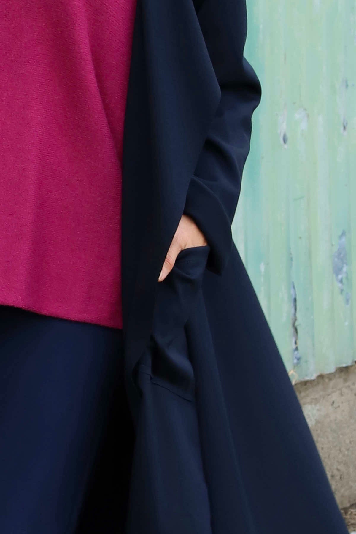 Constance Hooded Jacket Navy