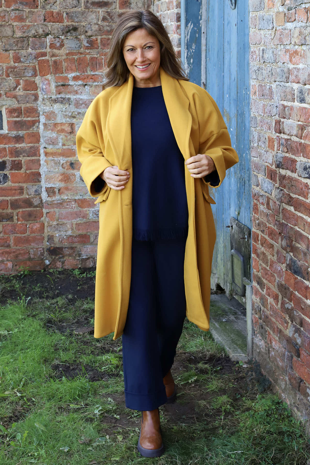 Helen Coat Yellow