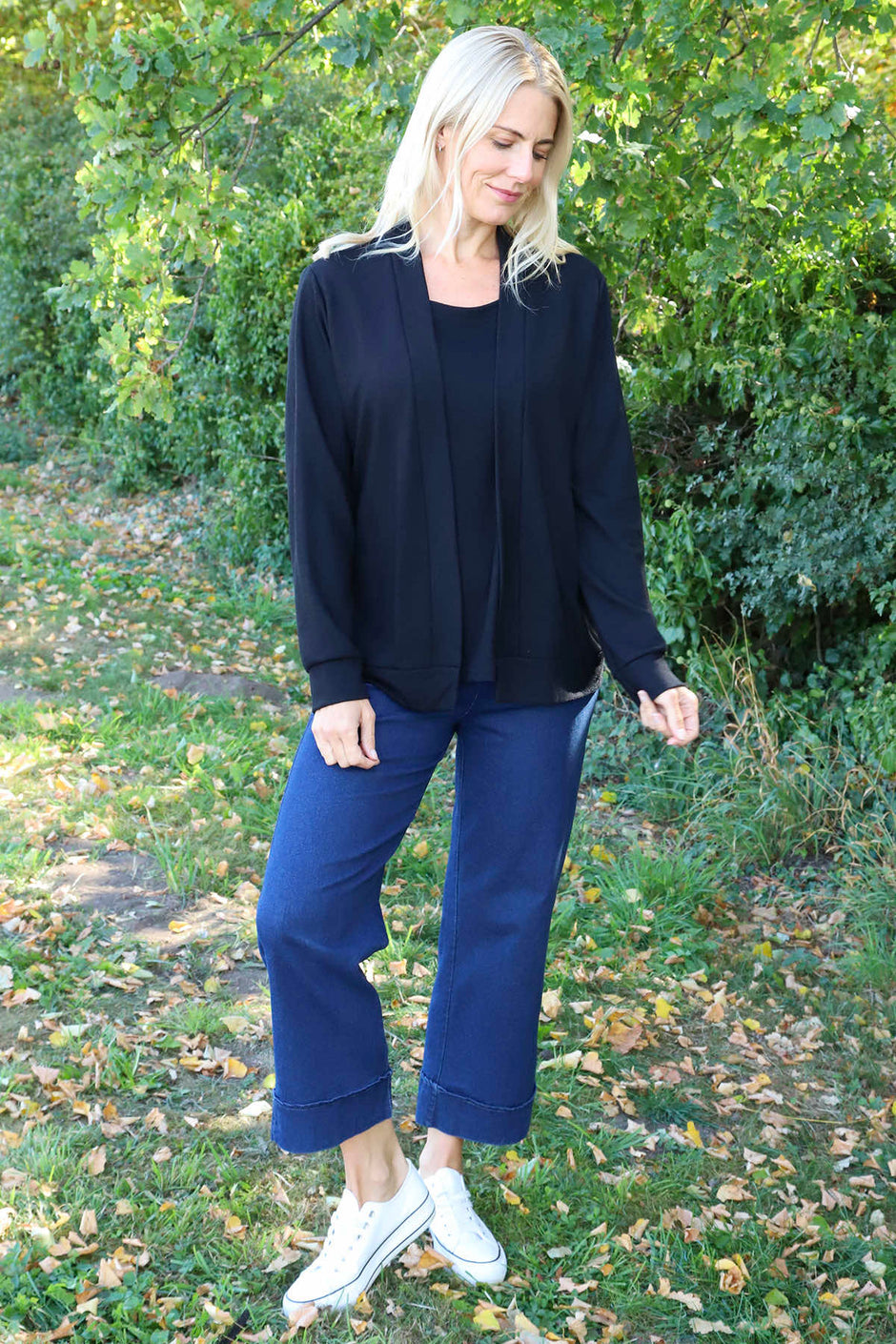 Evianna Knitted Top Black