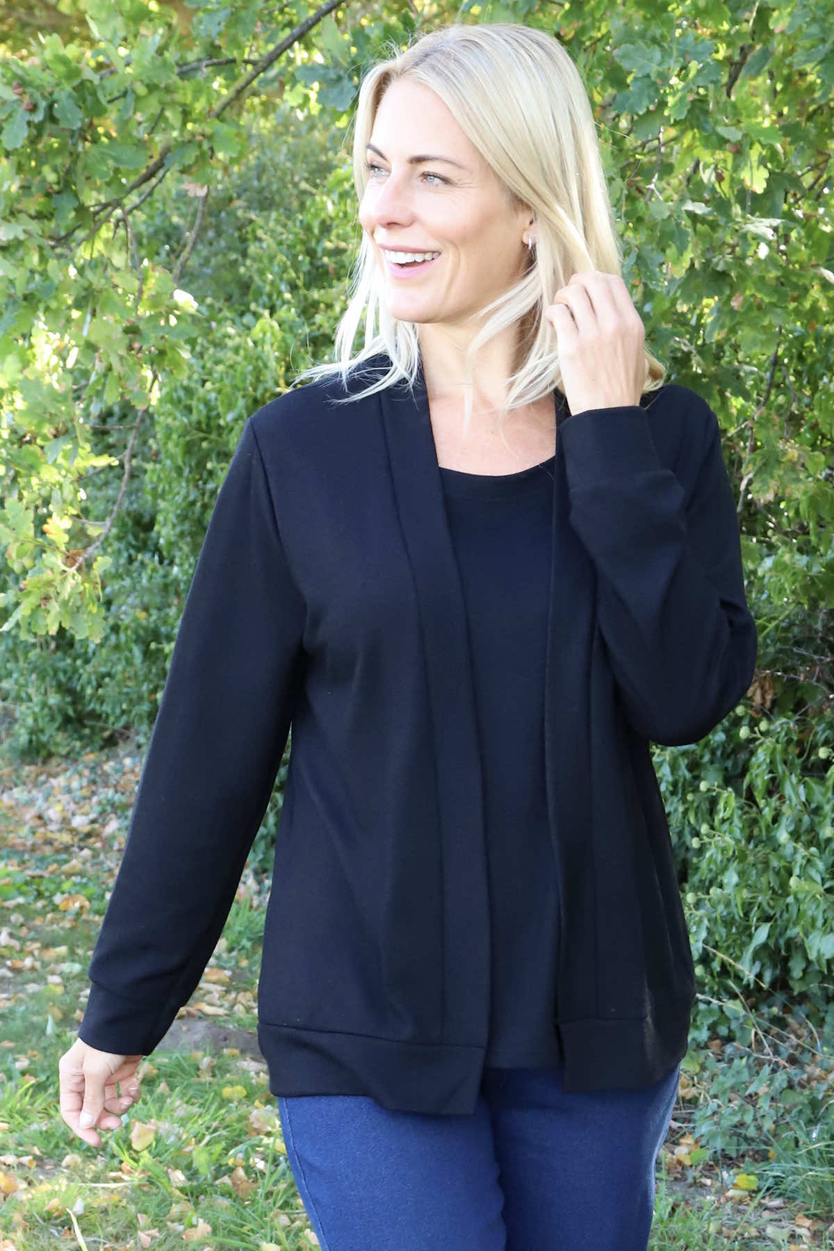 Evianna Knitted Top Black