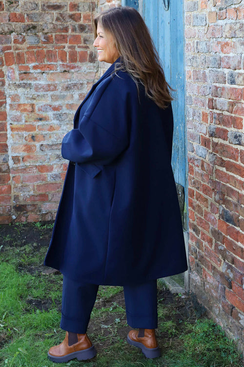 Helen Coat Navy - Image 4