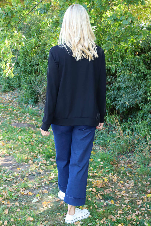 Evianna Knitted Top Black - Image 4