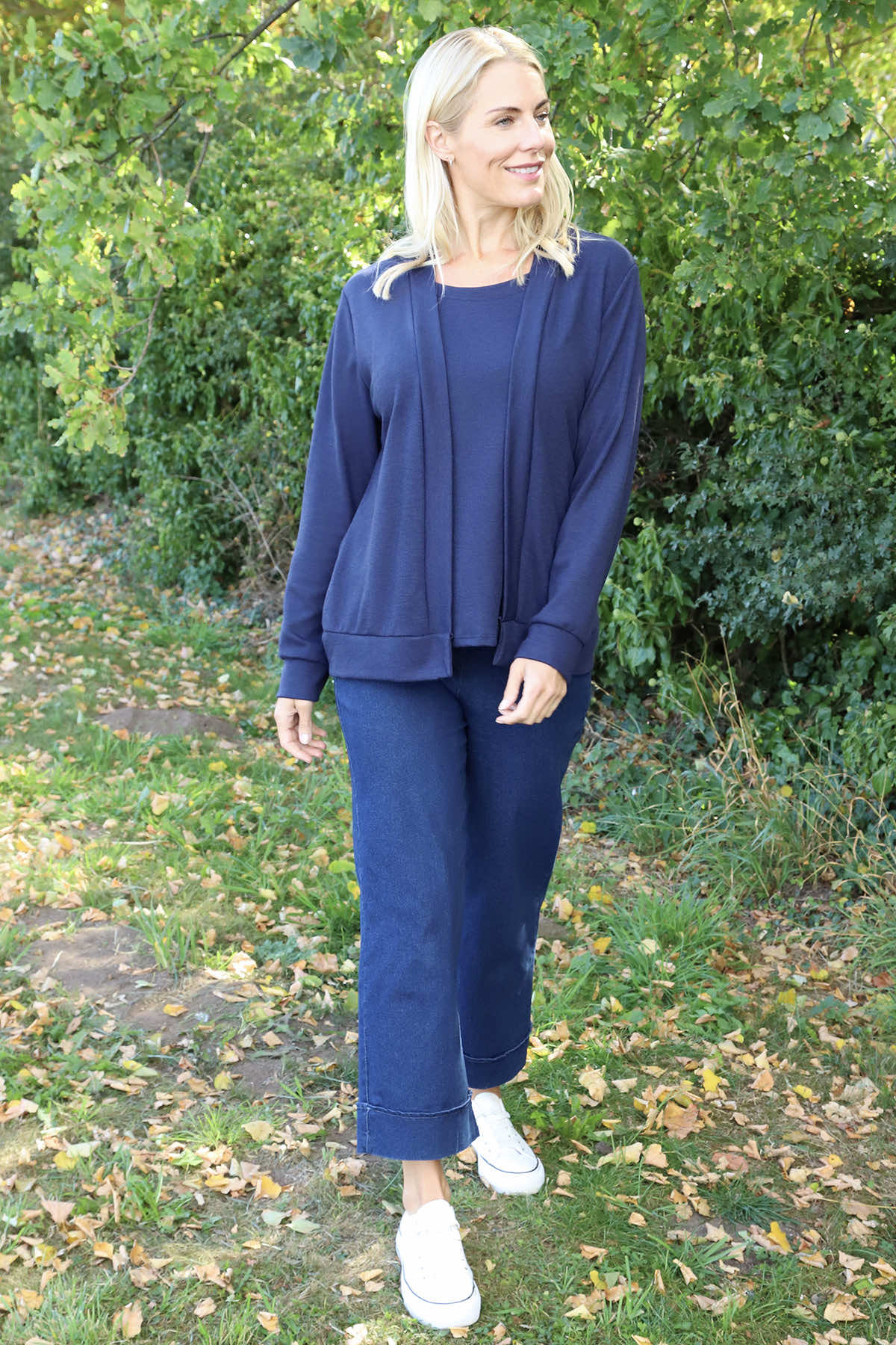 Evianna Knitted Top Navy