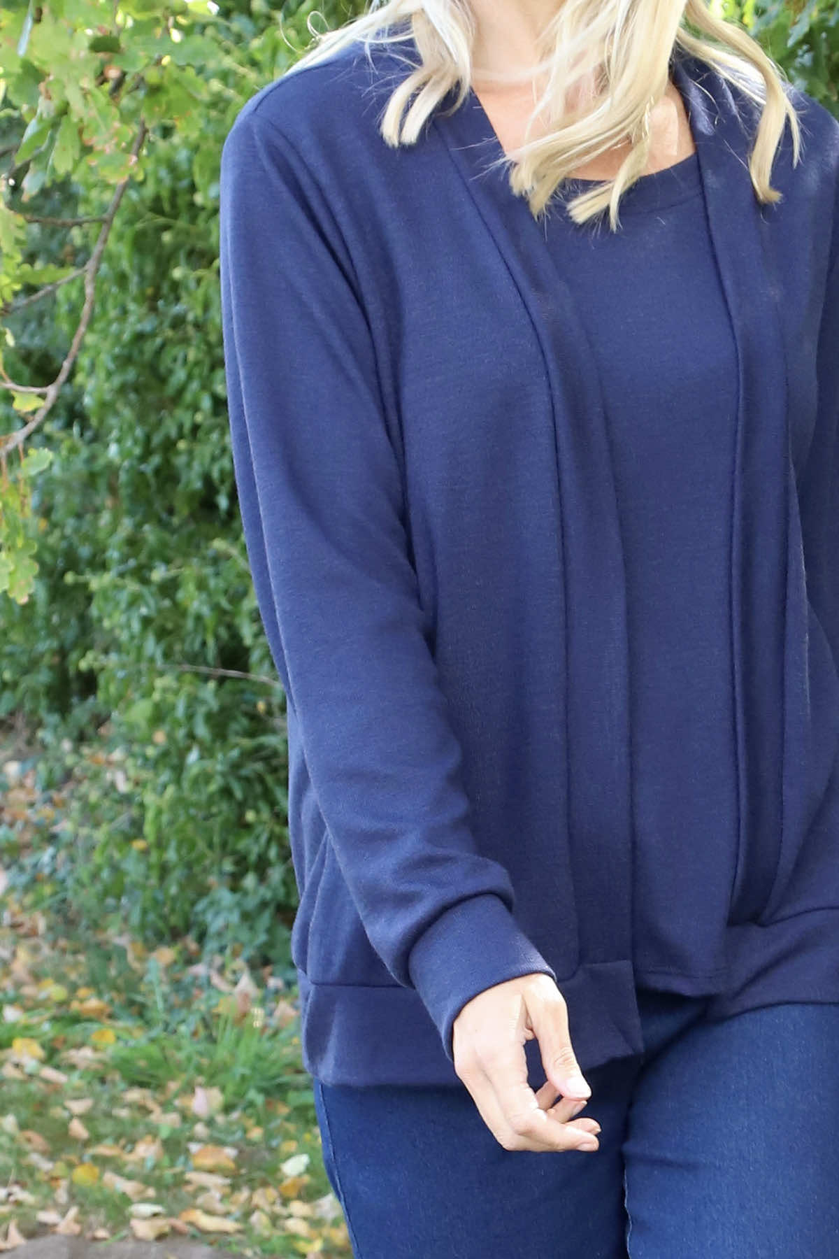 Evianna Knitted Top Navy