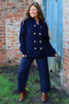 Belinda Knitted Cardigan Navy