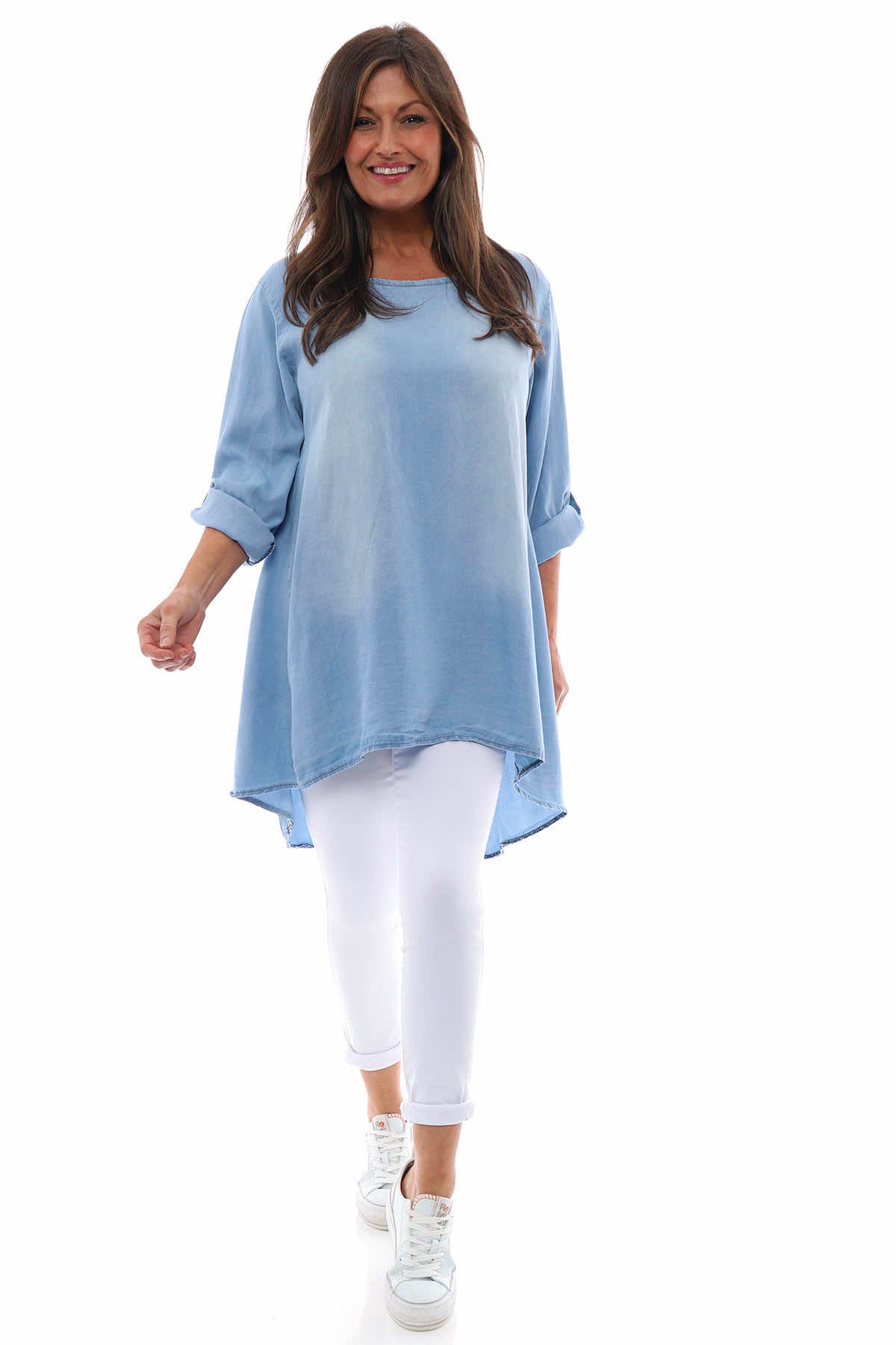 Exclusive Made in Italy Lulu Denim Tunic | Kit and Kaboodal