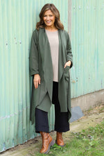 Constance Hooded Jacket Khaki Khaki - Constance Hooded Jacket Khaki