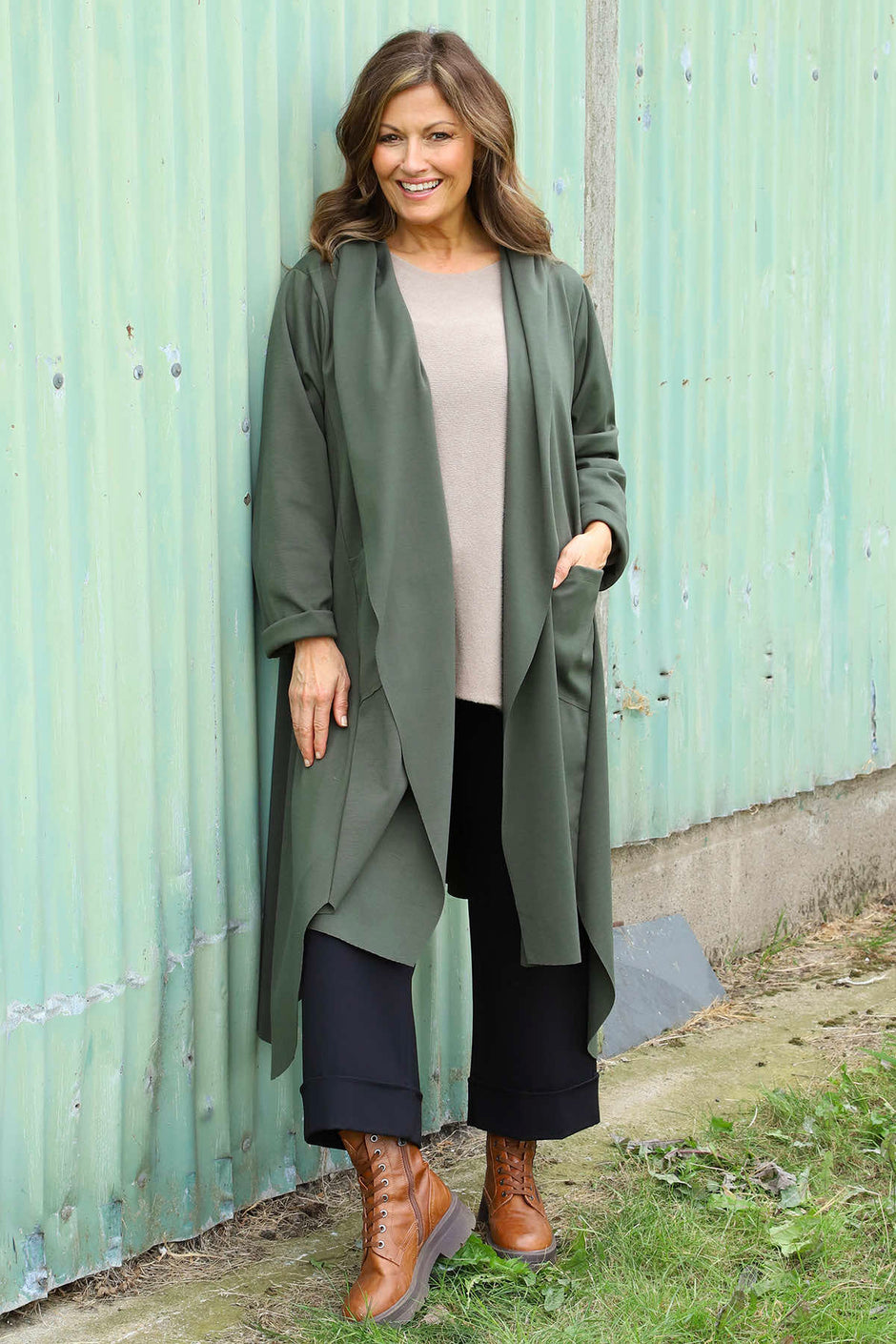 Constance Hooded Jacket Khaki