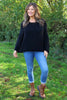 Ziva Knitted Jumper Black