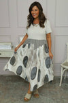 Hepworth Pebble Cotton Dress Grey