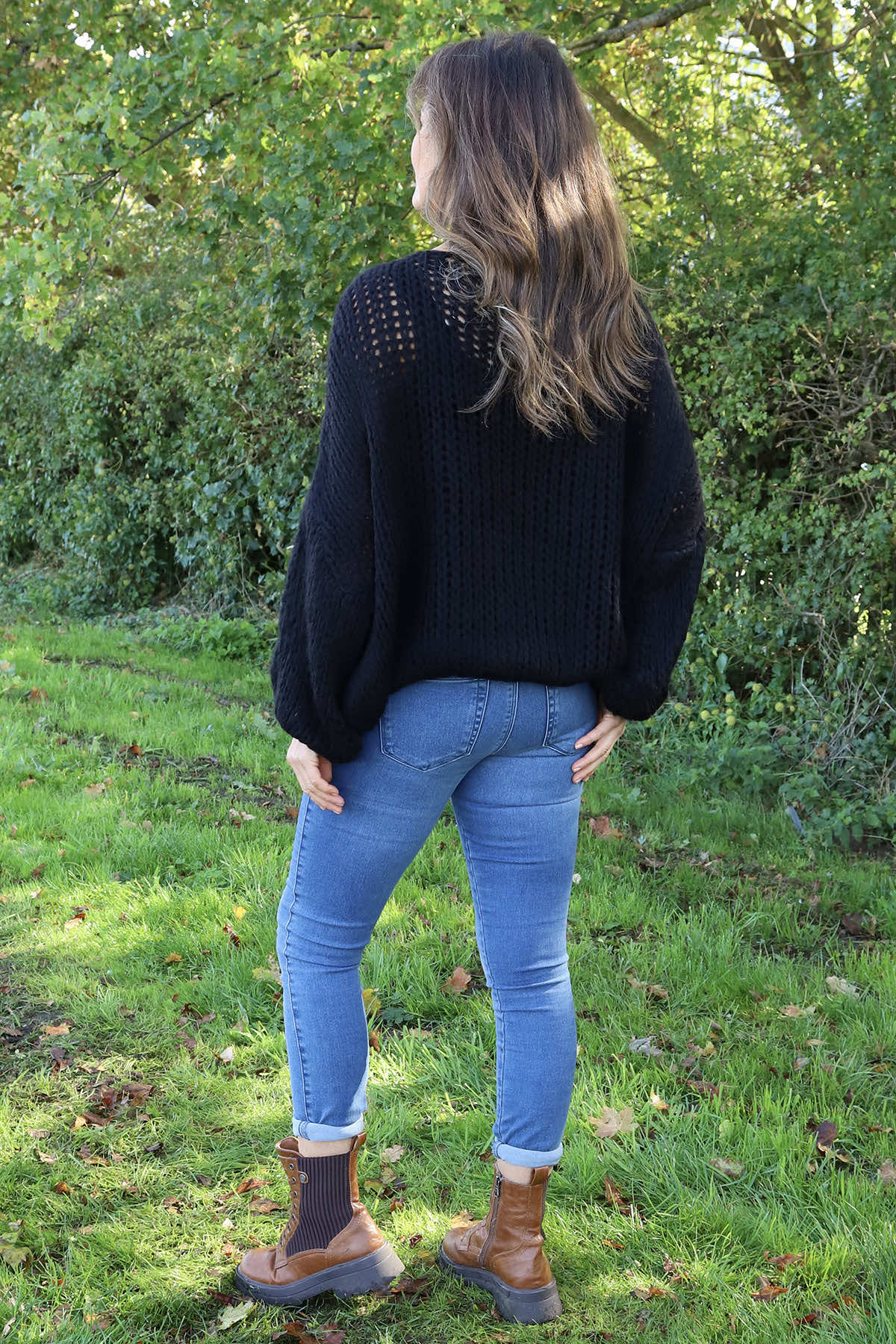 Ziva Knitted Jumper Black