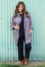 Marjorie Zip Hooded Jacket Mocha Mocha - Marjorie Zip Hooded Jacket Mocha