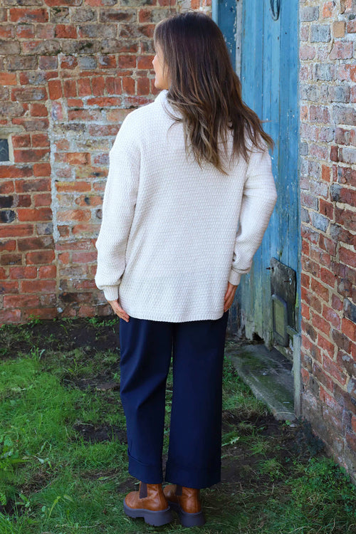 Belinda Knitted Cardigan Stone - Image 4