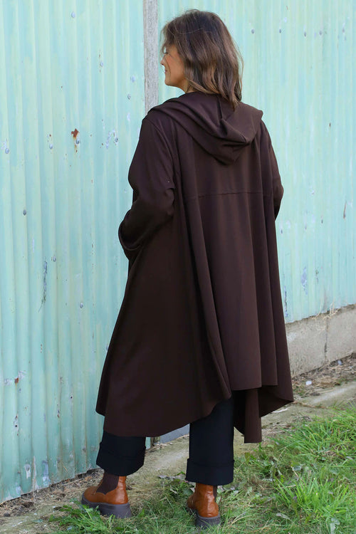 Constance Hooded Jacket Cocoa - Image 4