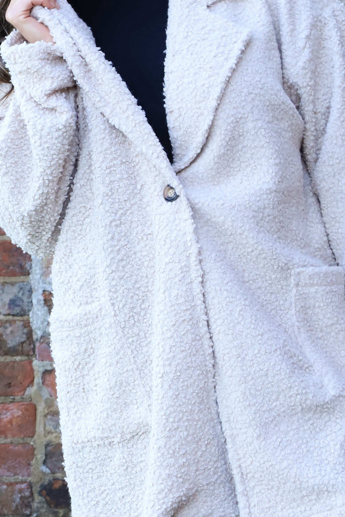 Brynne Boucle Jacket Stone