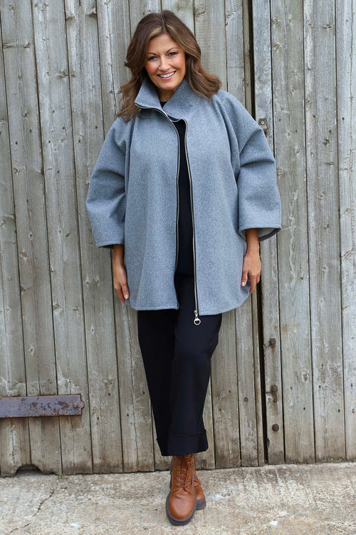 Marianne Zip Jacket Grey