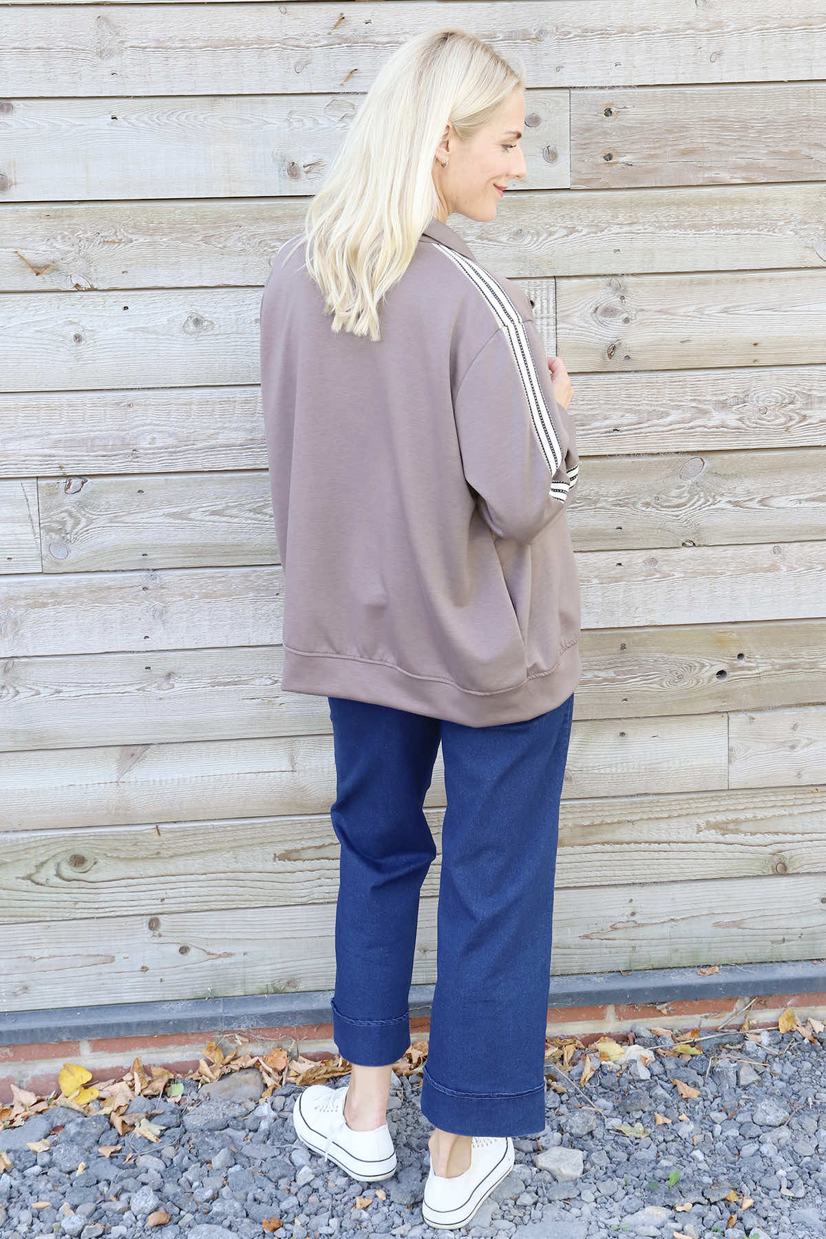 Safiya Zip Jacket Mocha