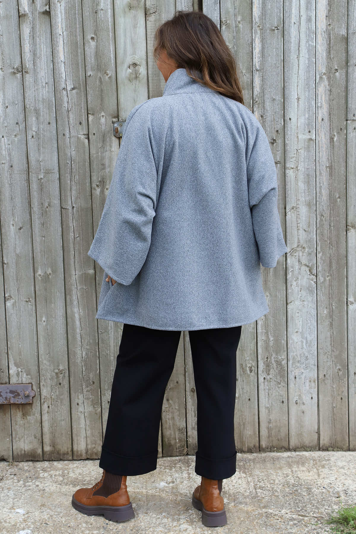 Marianne Zip Jacket Grey