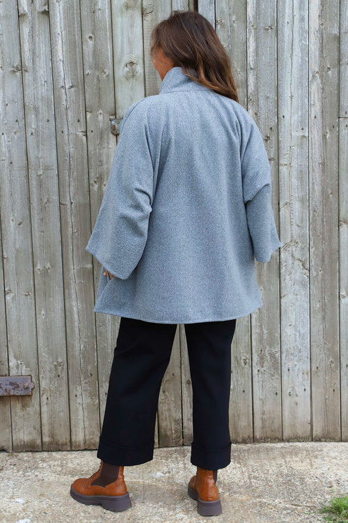 Marianne Zip Jacket Grey - Image 4