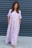 Norma Print Dress Mauve