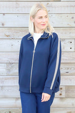 Safiya Zip Jacket Navy Navy - Safiya Zip Jacket Navy