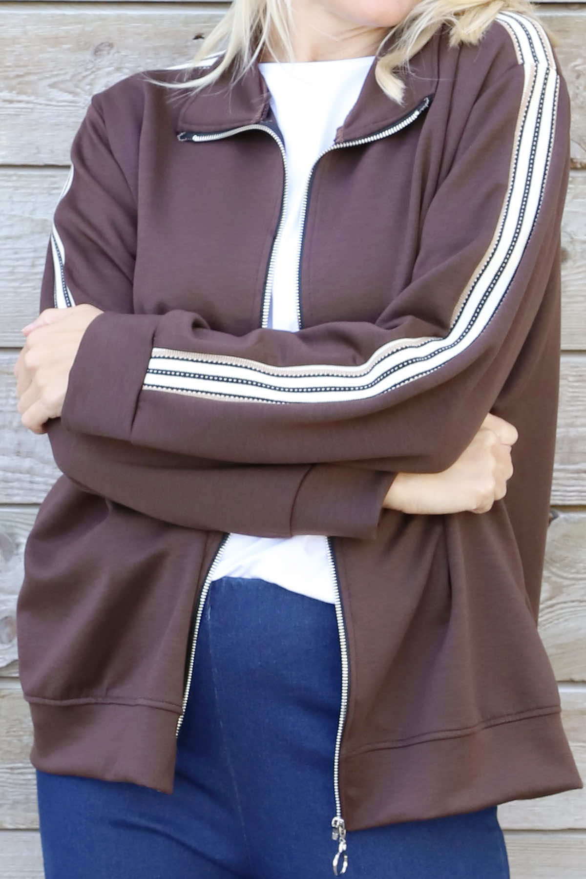 Safiya Zip Jacket Cocoa
