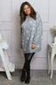 Snowflake Knitted Jumper Grey