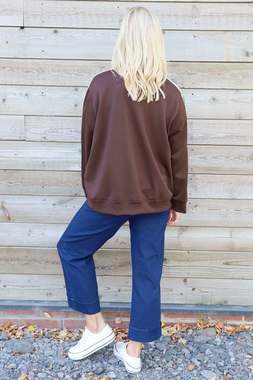 Safiya Zip Jacket Cocoa - Image 4