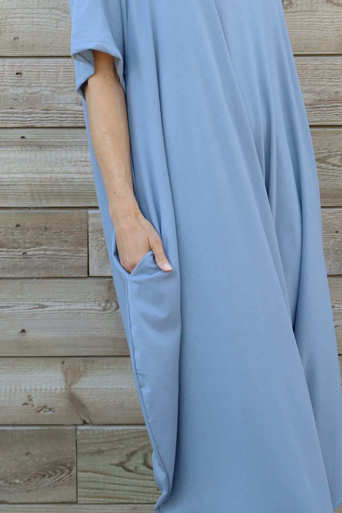 Everlee Cotton Jumpsuit Light Blue