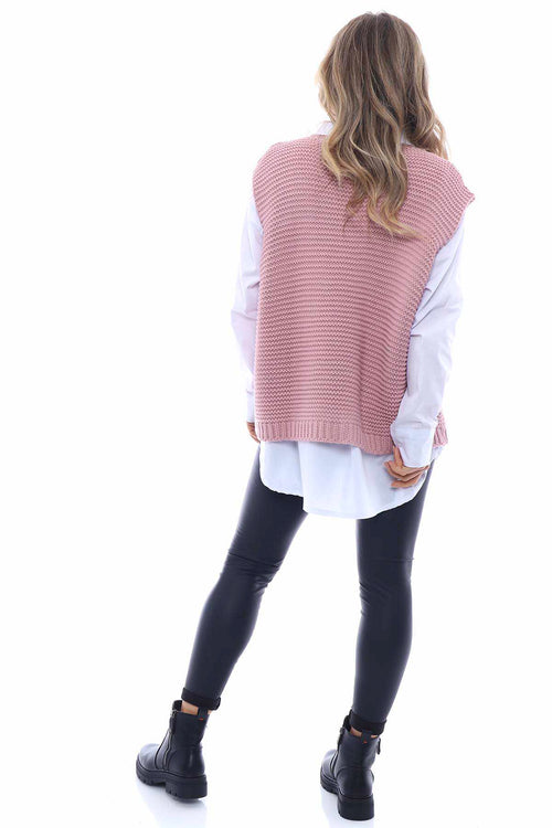 Miana Knitted Tank Top Pink - Image 6