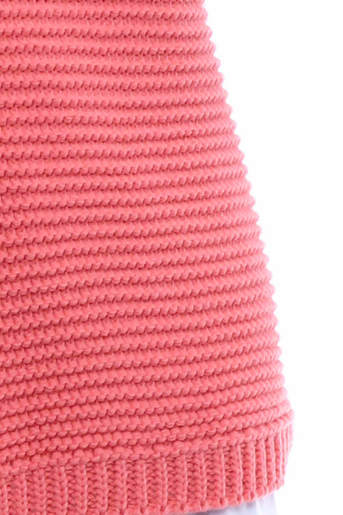 Miana Knitted Tank Top Coral - Image 2