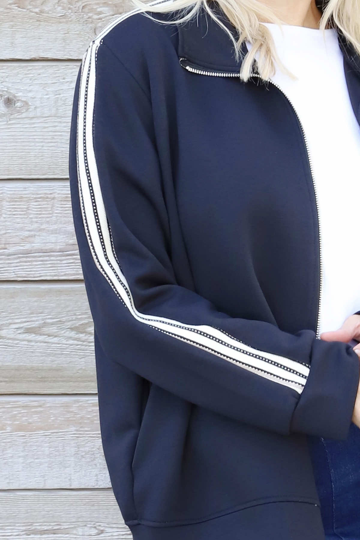 Safiya Zip Jacket Black