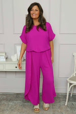 Ferelith Harem Trousers Purple Purple - Ferelith Harem Trousers Purple