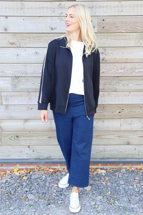 Safiya Zip Jacket Black - Image 1