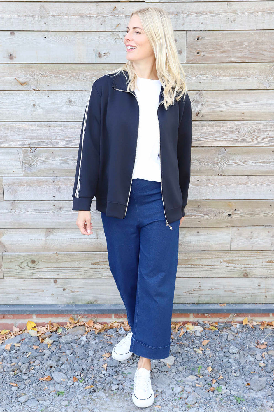 Safiya Zip Jacket Black