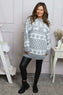 Dasher Festive Knitted Jumper Grey