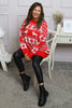 Dasher Festive Knitted Jumper Red