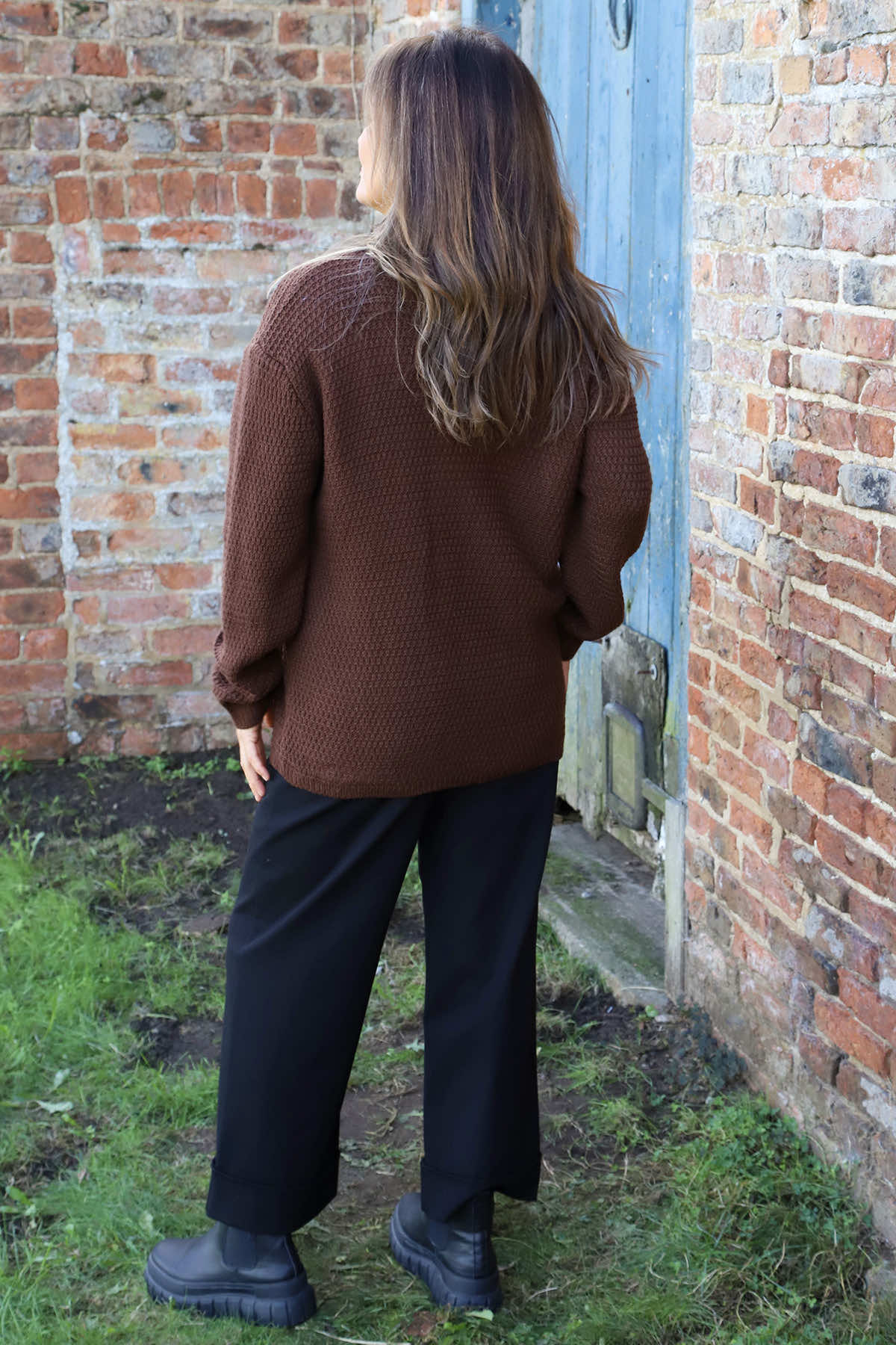 Belinda Knitted Cardigan Cocoa