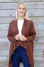 Regan Waterfall Cardigan Nutmeg