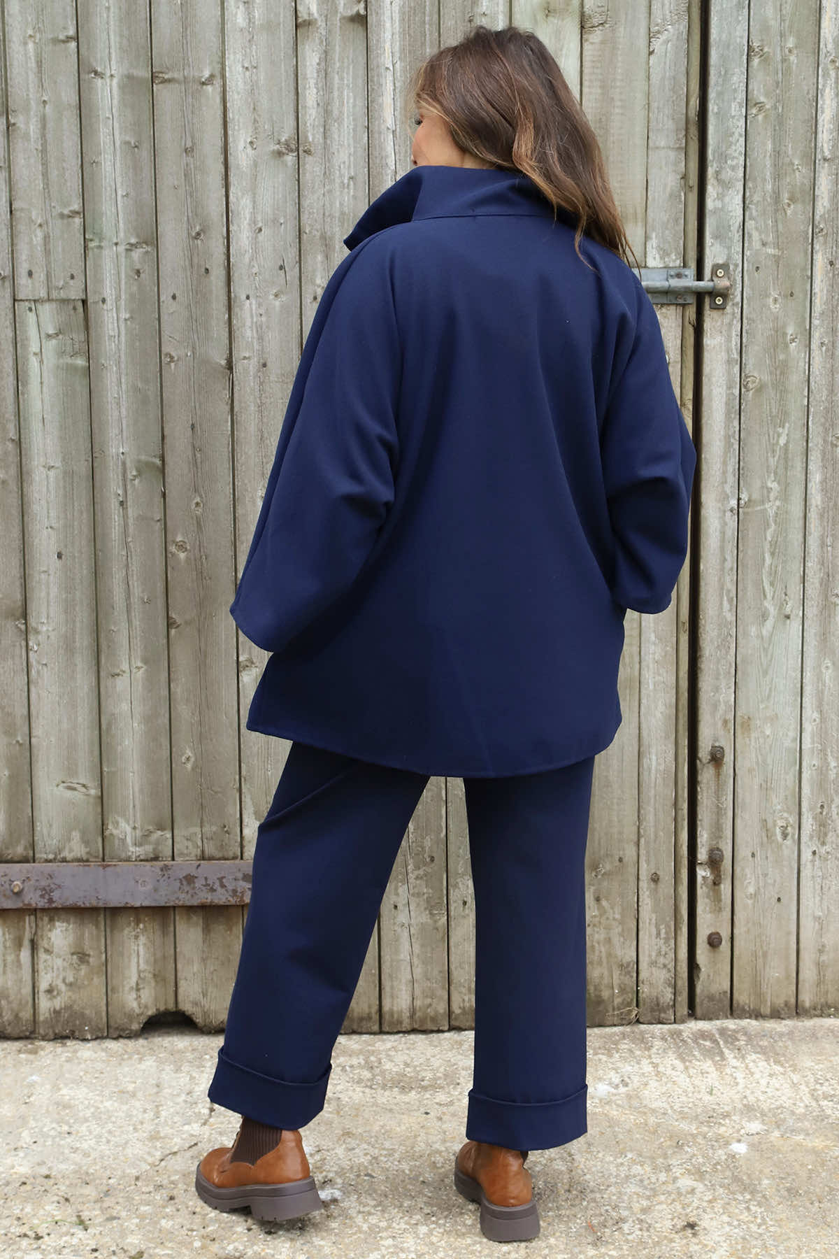 Marianne Zip Jacket Navy