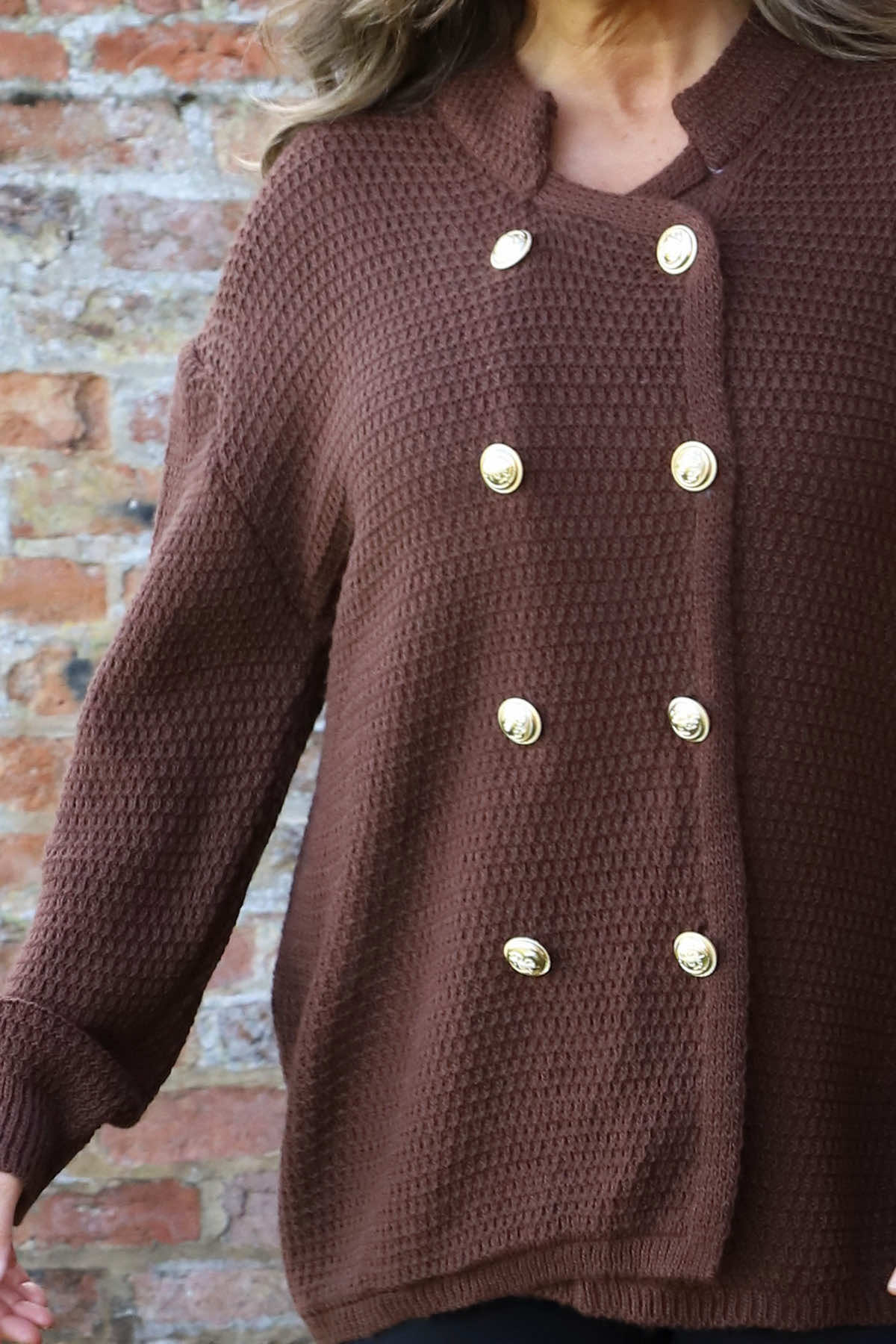 Belinda Knitted Cardigan Cocoa
